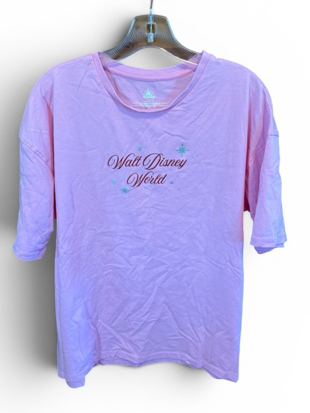 Disney Pink Anything is Possible with a Little Bit of Pixie Dust Crewneck Shirt